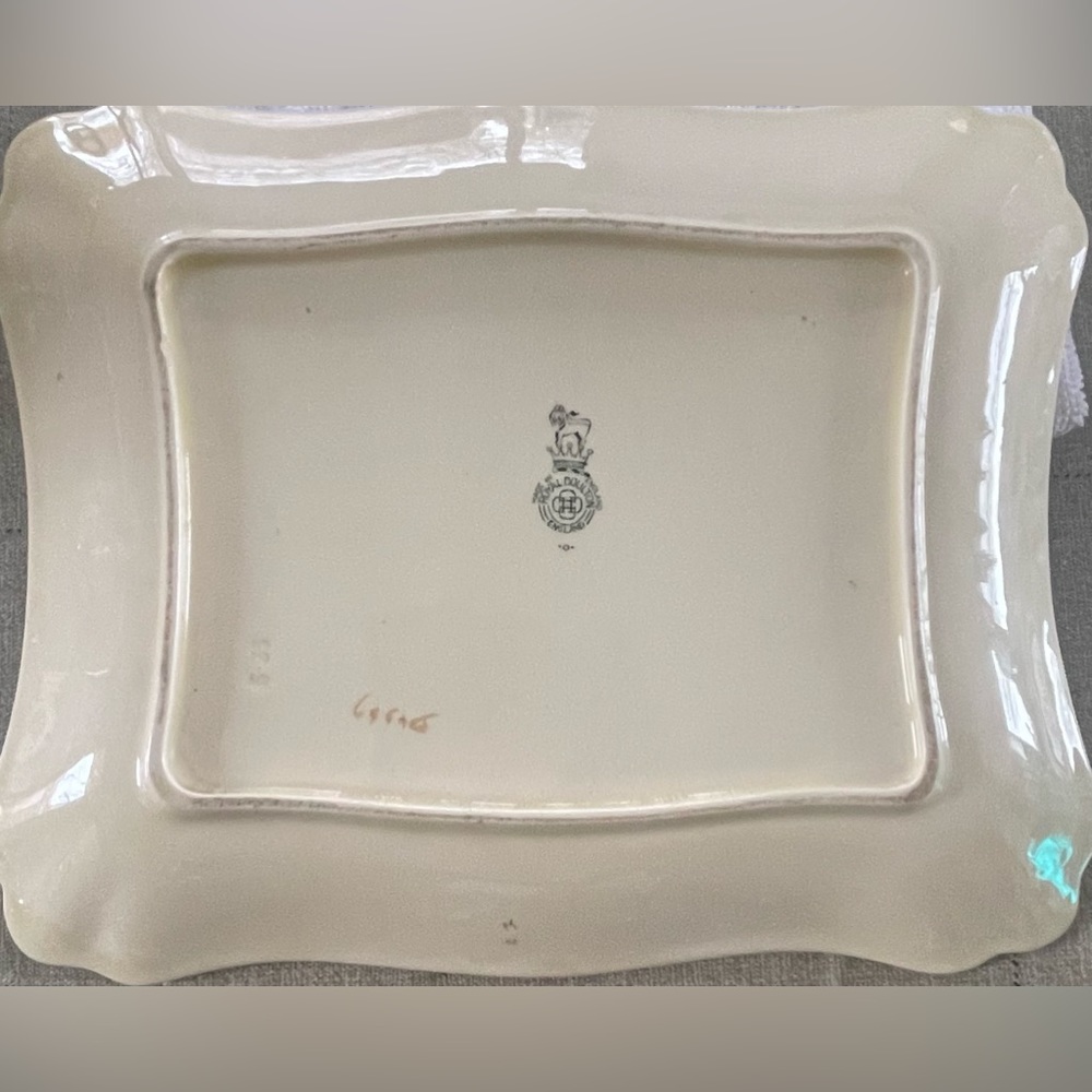 Royal Doulton English Cottage Rectangle Tray Plate - Picture 5 of 7